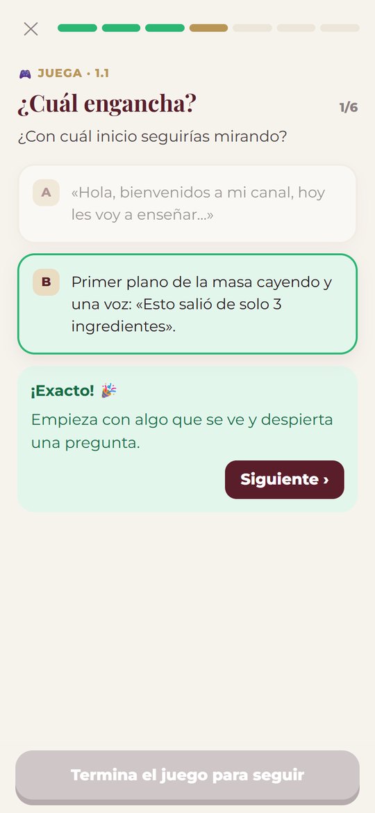 Juegos para practicar lo que aprendes
