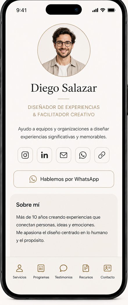 Ejemplo de ORIGEN Signature para un diseñador