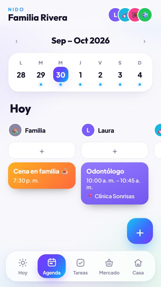 La agenda de cada uno