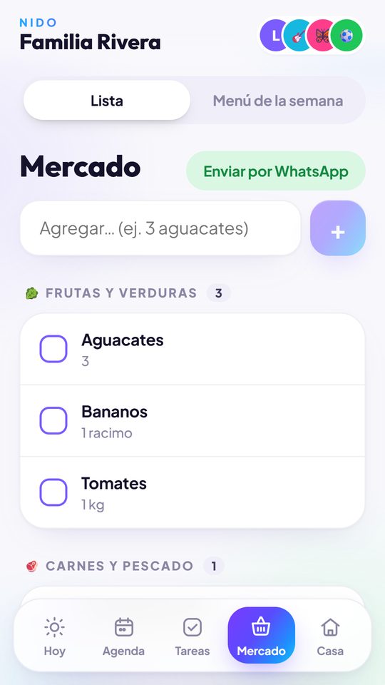 El mercado, compartido